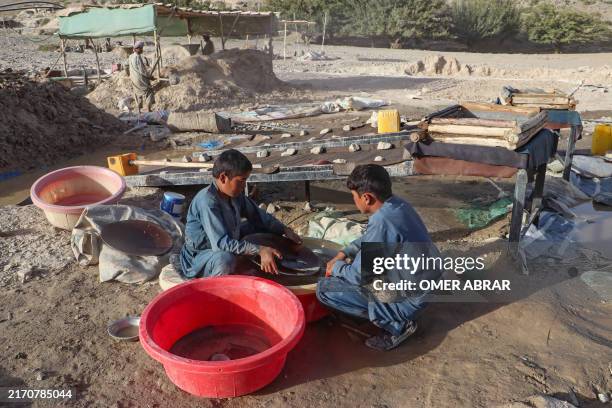 Afghan villagers turn to gold-panning to sustain livelihoods