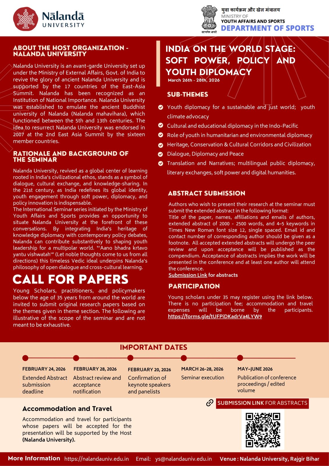 International Seminar by Nalanda University